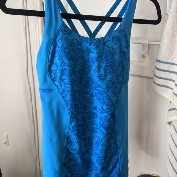 Lululemon Paisley Criss-Cross Tank Top - Picture 6 of 8